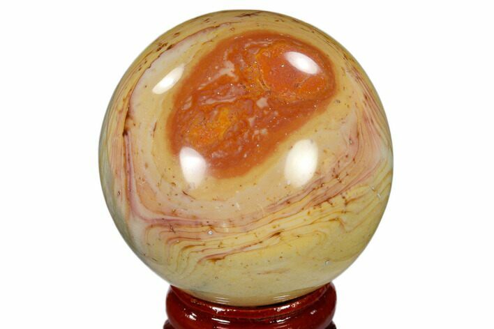 Polished Polychrome Jasper Sphere - Madagascar #118115